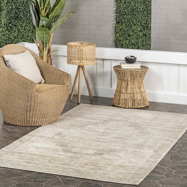 Nuloom Lotus Vintage Machine Washable Indoor/Outdoor Area Rug 4ft x 6ft ECAT06A-406 - main